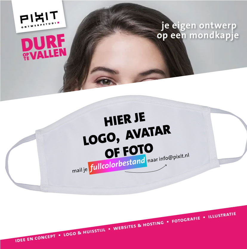 2005 mondkapjes PIXIT op maat snuiten 15